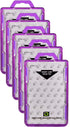 ID Stronghold - Pack of 5 - RFID Blocking Secure Badge Holder - Duolite 2 Card ID Holder - Heavy Duty Plastic ID Badge
