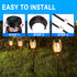 6 Pack, Solar Lights Outdoor Solar Torch Light with Flickering Flame, Waterproof Outdoor Lighting Solar Powered Pathway