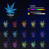 3D 16 16 YuanDian Leaf LED Light Color Changing Table Light Night Light with Remote Control Colors Changing Table Desk