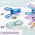 Mr. Pen 18 Pack Pastel Colors Chip Clips, 2 Inch Utility Steel PVC-Coated Bag Clips for Food Storage
