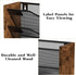 Ironwood 5 Pocket Hanging Wall File Organizer, Mesh Mail Holder with Nametag Label for Office & Home
