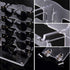 Lamoutor 2 Row Transparent Sunglasses Rack Holder - Glasses Display Stand