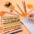 CCINEE 48 Pack Halloween Pencils for Kids, Assorted Design Bulk Pencils with Erasers for Halloween Party Supplies