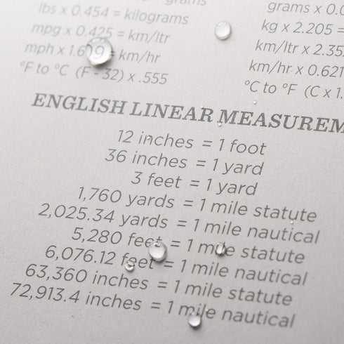 Rite in the Rain Weatherproof Legal Pad, 8.5" x 11", Gray Cover, Legal Pattern (No. LP785)