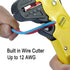 DOWELL Wire Stripping Tool, Wire Stripper Cutter for Flat Ribbon Cable, 14-24AWG