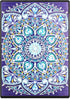 Diamond Art Painting Cover Notebook, DIY Diamond Art Diary Book, 108 Pages/54 Sheets A5 Ruled Blue