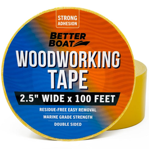 Double Sided Tape for Woodworking Tools, Heavy Duty CNC and Acrylic Router Templates, 2.5" x 100FT