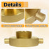 2-1/2"NH NST Female x 1-1/2" NPT Male Fire Hydrant Adapter, Brass Fire Equipment for Fire Hose