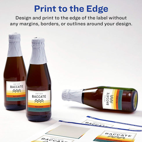 Avery Durable Waterproof Square Labels, 3" x 3", 30 Total, Oil and Tear-Resistant, Laser/Pigment-Based