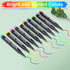 HuiSikoo 1mm (10 Liquid Chalk Markers for Acrylic Calendar Planning Board - Fine Tip Wet Erase Markers for Dry Erase