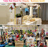 47"-98" 30"-43" Over The Table Rod Stand with Clamps Adjustable Length Height Gold Table Arch Stand Hanging