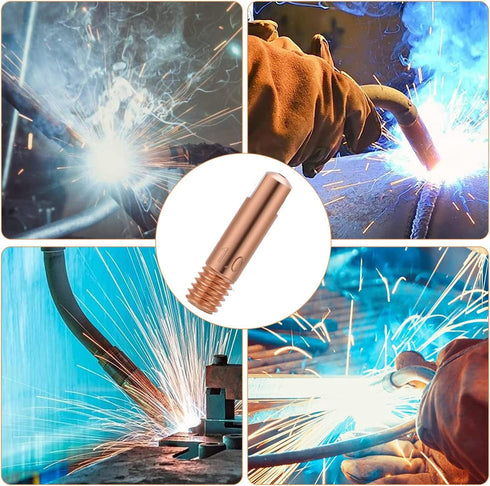 FORTON 30-Pack Mig Welder Tips 0.035" Contact Tip for Mig Welding Gun, Copper
