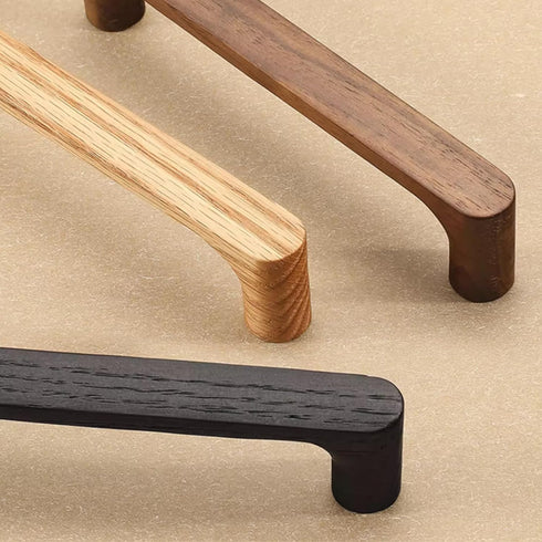 3.78" 3.78" Modern Round Wood Drawer Pulls Handle Walnut Dresser Knob Oak Cabinet Pulls Handles Furniture Handles