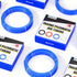 TAILONZ PNEUMATIC Blue 6mm OD 4mm ID Polyurethane PU Air Hose Pipe Tube Kit, 10 Meter