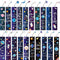 Zonon Space Theme Bookmarks with Inspirational Quotes Cards - Metal Charms Planet Rocket Space Ship, Reading Party