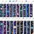 Zonon Space Theme Bookmarks with Inspirational Quotes Cards - Metal Charms Planet Rocket Space Ship, Reading Party