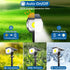4 Pack 2-in-1 Peasur Solar Spot Lights - Outdoor Waterproof Auto On/Off Solar Landscape Lighting for Outside Yard