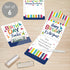Set 6 Big Dot of Happiness Cheerful Happy Birthday - DIY Assorted Colorful Birthday Party Cash Holder Gift - Funny