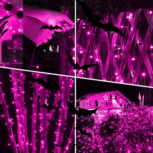500 Lights,164 8 kemooie LED Pink Valentines Day FT String Lights Outdoor Plug in Waterproof with Twinkle Modes