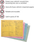 EZ Line Printed Vehicle Deal Record Envelopes | 100 Pack | 9x12 Jackets | Manilla Detailed