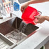 8 3 Irenare Pcs Sanitizing Bucket Quart Cleaning Pail Small Detergent Square, Spout and Handle Plastic Utility