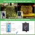 11.5FT 5FT 240 8 x Solar Christmas Net Lights Outdoor with Remote, LED USB Warm White Mesh Lights for Bushes