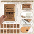 Geyoga 72 Pcs Employee Appreciation Gifts Set, Inspirational Spiral Kraft Notebooks with Motivational Bamboo Pens.