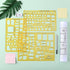 Mr. Pen- House Plan, Interior Design and Furniture Templates - Drafting Tools and Ruler Shapes Set of 3