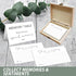 50 -A10 Share A Memory Cards For Celebration of Life Decorations, Psc Share A Memory Box For Funeral Memorial
