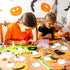 Whaline 24 Packs Halloween Sticky Notes, Cute Boo Ghost Notepads, 12 Designs Trick or Treat Memo Pads