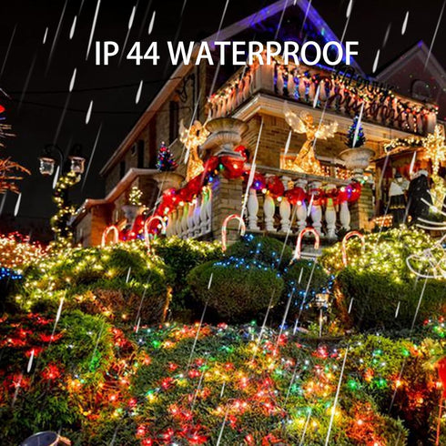 Dazzle Bright 2 Pack Solar String Lights - 80FT 240LED Waterproof Fairy Lights for Christmas Patio Party Decoration