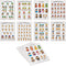 Bright Creations 8 Pack Sign Language Posters for Kids, Teacher Classroom Supplies (13 x 17 In)