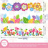 Spring Bulletin Board Border,Spring Borders for Bulletin Board Decorations,Spring Bulletin Board Decorations for Classroom with 200 Glue Point Dots (60Pcs,59Ft in Length) by Hedeey