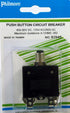 Philmore 45 Amp Push Button Manual Reset Thermal Circuit Breaker 50V DC, 250V AC
