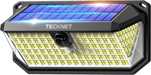 TECKNET 416 LED Solar Powered Outdoor Lights, 270 Angle & 3 Lighting