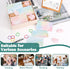 DOSTATNI 1000 3x5 PCS Colored Index Cards with Hole Lined Flash Cards with Binder Rings Watercolor Notecards with Rings