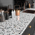 Terrazzo Granite Contact Paper, Waterproof Self Adhesive Marble Wallpaper for Decorative Kitchen Countertops