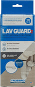 82195 Lav Guard 2 100 Series Undersink Molded Vinyl 5" Offset Tailpiece Strainer Cover, China White