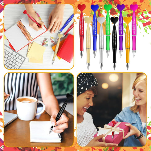 Yeaqee 36 Pcs Appreciation Pens, Bulk Inspirational Ballpoint Gifts, Thank You for Being Amazing for Employees