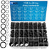 24 Size Rubber O Ring Set, 1120 Pcs Black Small O Rings Assortment Kits for Auto Plumbing Faucet Repair