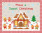 ZOIIWA Winter Christmas Gingerbread House Bulletin Board Set, Gingerbread Man Cutouts for Classroom Home Wall Decor
