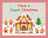 ZOIIWA Winter Christmas Gingerbread House Bulletin Board Set, Gingerbread Man Cutouts for Classroom Home Wall Decor