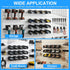 COMNICO 12 Pcs Slatwall Bins with Hooks, Plastic Slatwall Organizer Accessories Containers Workbench Bins for Slat Wall