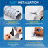 White Board Sticker 40" x 18”, Adhesive Magnetic Dry Erase Board for Wall, Peel and Stick Wallpaper with Markers