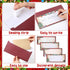 Zhanmai 60 Pieces Christmas Envelopes, Letter Size #10 Holiday Self Adhesive Envelopes for Mailing