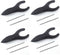 Ergosof Ballpoint Pen with Black Ink, Set of 4 Pens, Individually Packaged with Two Refills Per Pen