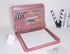 AZXCG Zipper Binder Portfolio for Women, 3 Ring 1 Inch PU Leather Padfolio, Gift for Her