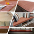 KJEKT 2.4x20x12 50D Window Seat Cushion Teddy Fabric Density White Foam Padding Non-Slip & Durable.Easy Clean