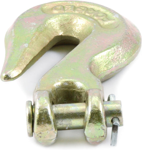 Forney 61047 Grade 70 Clevis Grab Hook, Yellow Zinc, 3/8-Inch