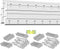 Muzison Z Clips 41" 2 Pack - French Cleat Picture Hanger Heavy Duty
